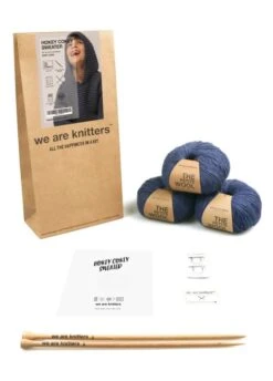 Hokey Cokey Sweater -We Are Knitters Sales knitting kit petite wool hokey cokey sweater en 03