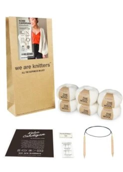 Kobe Cardigan WAK Edition By November Knits -We Are Knitters Sales knitting kit petite wool kobe cardigan en 03