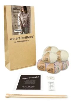 Luge Sweater 9 Luge Sweater -We Are Knitters Sales knitting kit petite wool luge sweater yarnicorn en 03