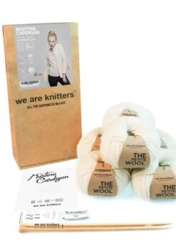 Martina Cardigan -We Are Knitters Sales knitting kit petite wool martina cardigan 03 3