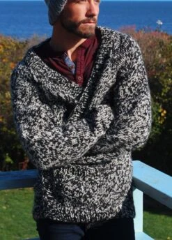 Nicholas Cardigan -We Are Knitters Sales knitting kit petite wool men nicholas cradigan en 04