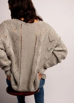 Aeraki Sweater -We Are Knitters Sales knitting kit pima cotton aeraki sweater en 04