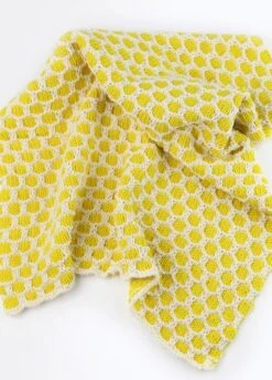 Bee Blanket -We Are Knitters Sales knitting kit pima cotton baby bee blanket EN 04