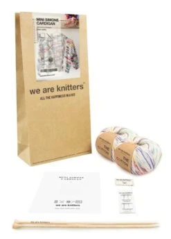 Mini Simone Cardigan -We Are Knitters Sales knitting kit pima cotton baby mini simone cardigan en 03 1