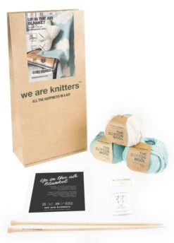 Up In The Air Blanket -We Are Knitters Sales knitting kit pima cotton baby up air blanket en 03
