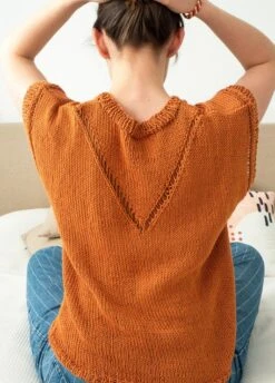 Dive Tee -We Are Knitters Sales knitting kit pima cotton dive tee en 04 1