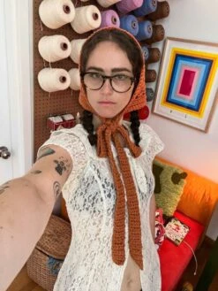 Granny Bonnet By Ella Emhoff -We Are Knitters Sales knitting kit pima cotton granny bonnet baja 01