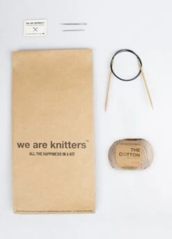 Kullen Cardigan -We Are Knitters Sales knitting kit pima cotton kullen cardigan en 03