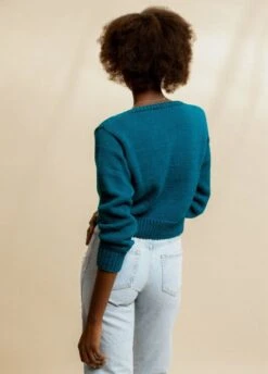 Kullen Cardigan -We Are Knitters Sales knitting kit pima cotton kullen cardigan en 04