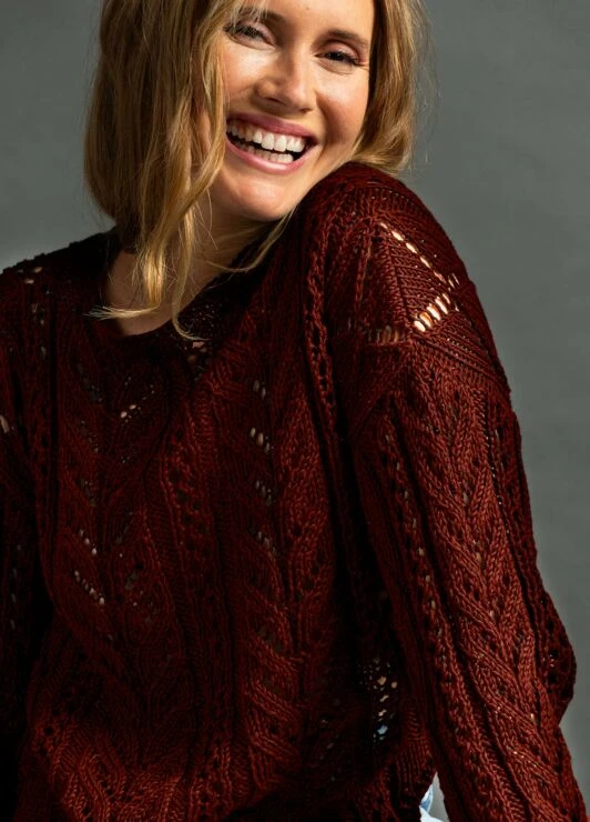 Pink Cosmos Sweater 4 Pink Cosmos Sweater - Image 2