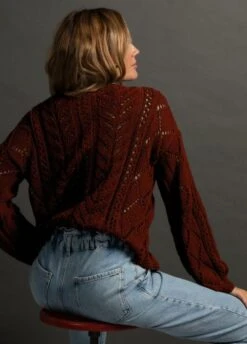 Pink Cosmos Sweater 9 Pink Cosmos Sweater -We Are Knitters Sales knitting kit pima cotton pink cosmos sweater dark copper en 04