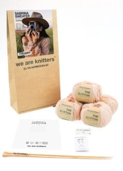 Sabrina Sweater -We Are Knitters Sales knitting kit pima cotton sabrina sweater 03