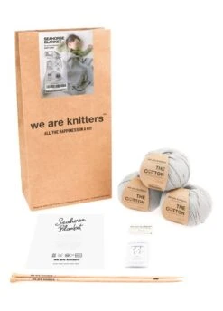 Seahorse Blanket -We Are Knitters Sales knitting kit pima cotton seahorse blanket EN 03