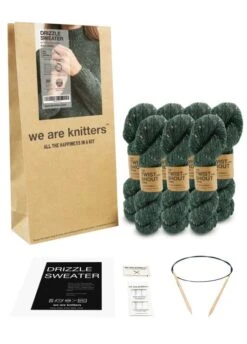 Drizzle Sweater -We Are Knitters Sales knitting kit twst shout wool yarn drizzle sweater en 03