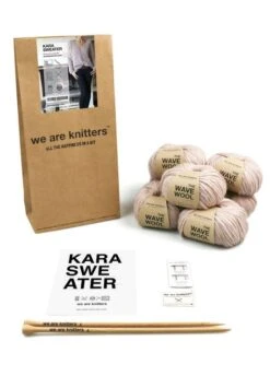Kara Sweater -We Are Knitters Sales knitting kit wave kara sweater EN 03 1