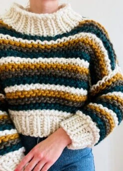 Chunky Claude Sweater By @kolibri.by_johanna -We Are Knitters Sales knitting kit wool chunky claude sweater en 04b