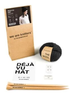 Déjà Vu Hat -We Are Knitters Sales knitting kit wool de ja vu hat en 03