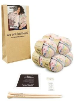 Fresco Cardigan -We Are Knitters Sales knitting kit wool fresco cardigan en 03