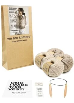 OMG ! Made This Vest! By Beatific Brenda -We Are Knitters Sales knitting kit wool omg i made this vest en 03