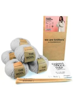Saleem Cardigan -We Are Knitters Sales knitting kit wool saleem cardigan EN 03