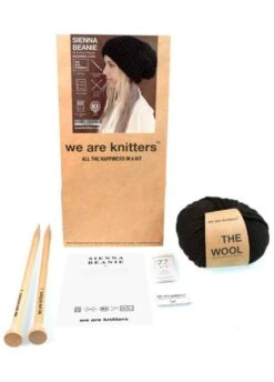 Sienna Beanie -We Are Knitters Sales knitting kit wool sienna beanie 03 baja