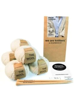 Simone Cardigan -We Are Knitters Sales knitting kit wool simone cardigan 03