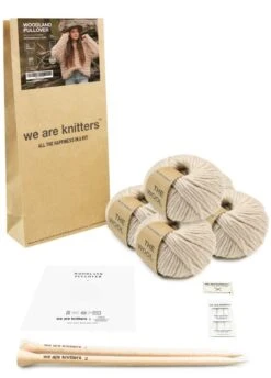 Woodland Pullover X @twoofwands -We Are Knitters Sales knitting kit wool sweater woodland pullover en 03