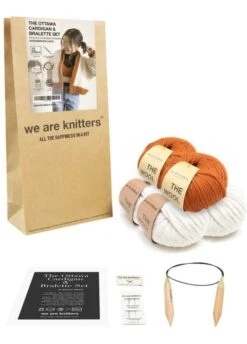 The Ottawa Cardigan & Bralette Set By Beatific Brenda -We Are Knitters Sales knitting kit wool the otawwa cardigan bralette set en 03