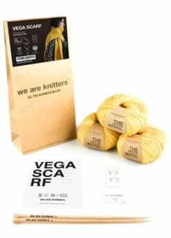 Vega Scarf -We Are Knitters Sales knitting kit wool vega scarf en 03 2