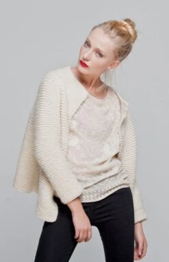 Martina Cardigan -We Are Knitters Sales knitting kits petite wool martina cardigan05