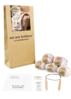 Naxos Blanket -We Are Knitters Sales knitting petite wool naxos blanket en 03