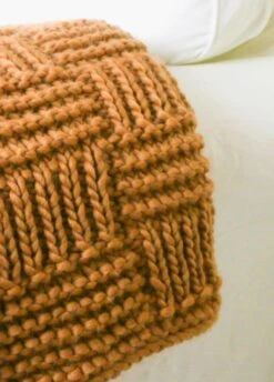 Sleepy Blanket -We Are Knitters Sales ocre knitting kit wool sleepy blanket en 04