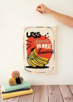Less Dramas, More Bananas Petit Point -We Are Knitters Sales petit point kit coco daves less dramas more bananas en 04