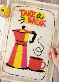 Take A Break Petit Point