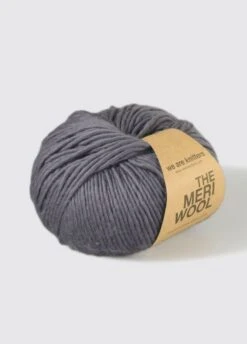 Meriwool 100% Merino Wool Superwash Dark Grey -We Are Knitters Sales skein meriwool knitting dark grey dark grey en 02b