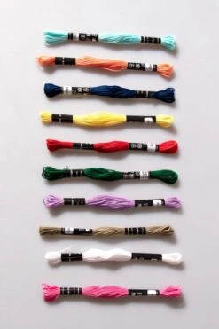 10 Pack Of Embroidery Hanks