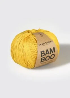 Bamboo Mustard -We Are Knitters Sales skeins knitting bamboo mustard en 03