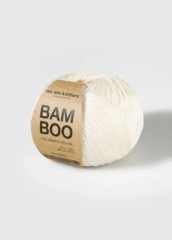 Bamboo Off White -We Are Knitters Sales skeins knitting bamboo off white en 03