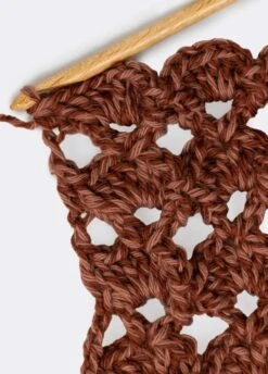 Mixed Yarn Dark Copper -We Are Knitters Sales skeins knitting cotton wool mixed yarn dar copper en 04