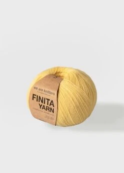 Finita Yarn Light Yellow -We Are Knitters Sales skeins knitting finita yarn merino light yellow en 03 3
