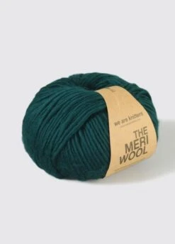 Meriwool 100% Merino Wool Superwash Forest Green -We Are Knitters Sales skeins knitting meriwool merino forest green en 03b