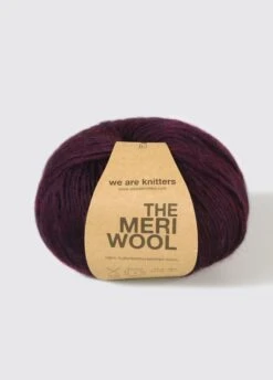 Meriwool 100% Merino Wool Superwash Spotted Bourdeaux