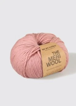 Meriwool 100% Merino Wool Superwash Dusty Pink -We Are Knitters Sales skeins knitting meriwool merino wool dusty pink en 03b
