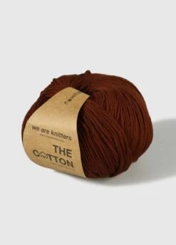 100% Pima Cotton Dark Copper -We Are Knitters Sales skeins knitting pima cotton dark copper en 03b