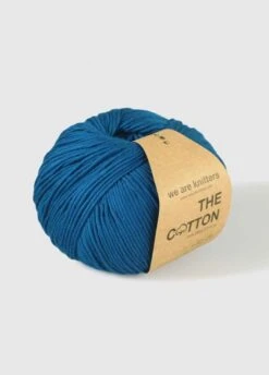 100% Pima Cotton Deep Blue -We Are Knitters Sales skeins knitting pima cotton deep blue en 03b