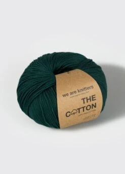 100% Pima Cotton Forest Green -We Are Knitters Sales skeins knitting pima cotton forest green en 03