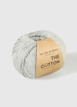 100% Pima Cotton Light Grey -We Are Knitters Sales skeins knitting pima cotton light grey 03b