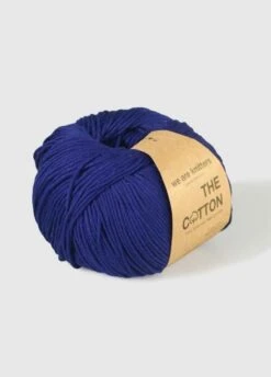 100% Pima Cotton Navy Blue -We Are Knitters Sales skeins knitting pima cotton navy blue en 03b