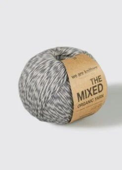 The Mixed Yarn Grey -We Are Knitters Sales skeins knitting wool cotton grey en 02