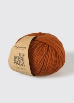 The Meripaca Cinnamon -We Are Knitters Sales skeins merino wool baby alpaca knitting meriwool cinnamon en 02b